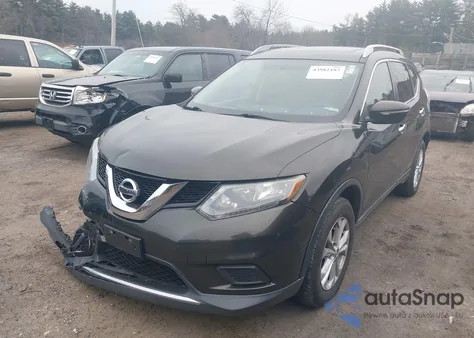 2014 Nissan Rogue Sv из США, поврежденный, VIN 5N1AT2MV7EC770775